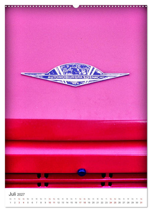 Auto-Land DDR - Trabant und Wartburg (CALVENDO Premium Wandkalender 2027)