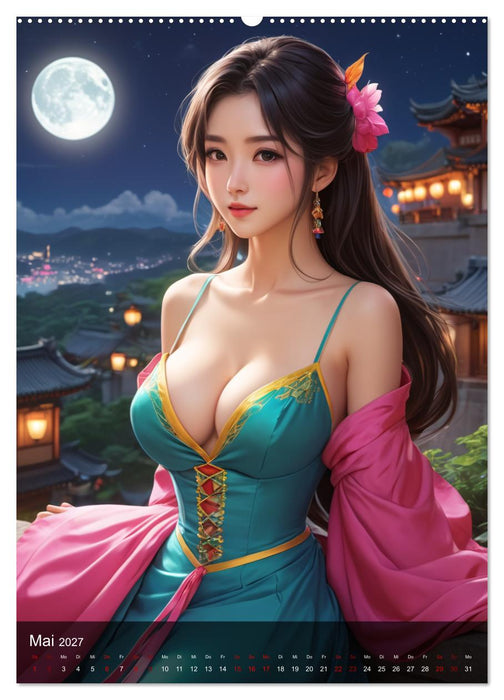 Sexy Manga Girls (CALVENDO Premium Wandkalender 2027)
