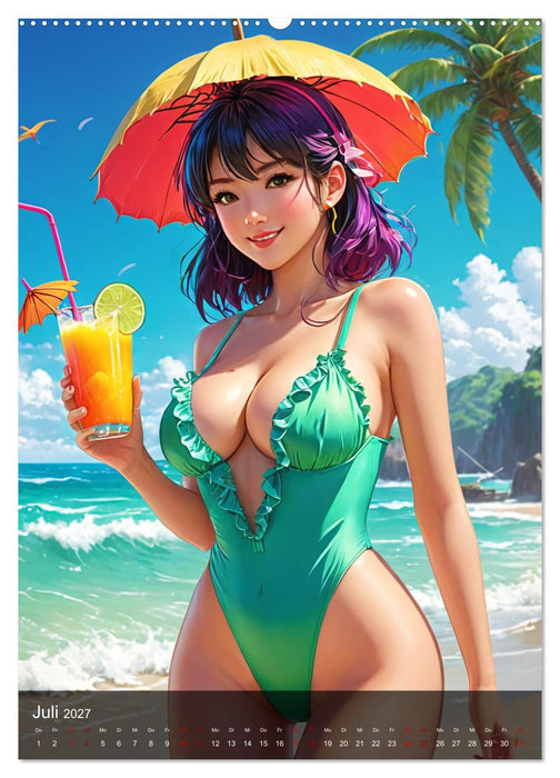 Sexy Manga Girls (CALVENDO Premium Wandkalender 2027)