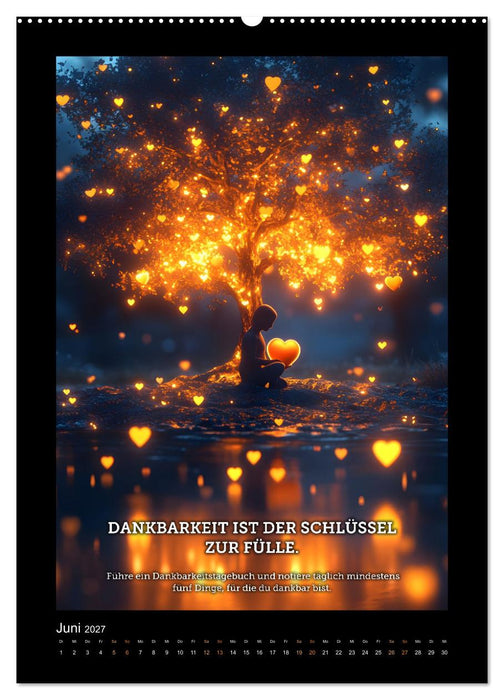 Vom Träumen zum Tun! - Erschaffe dir in 12 Monaten dein Millionärs-Mindset. (CALVENDO Premium Wandkalender 2027)