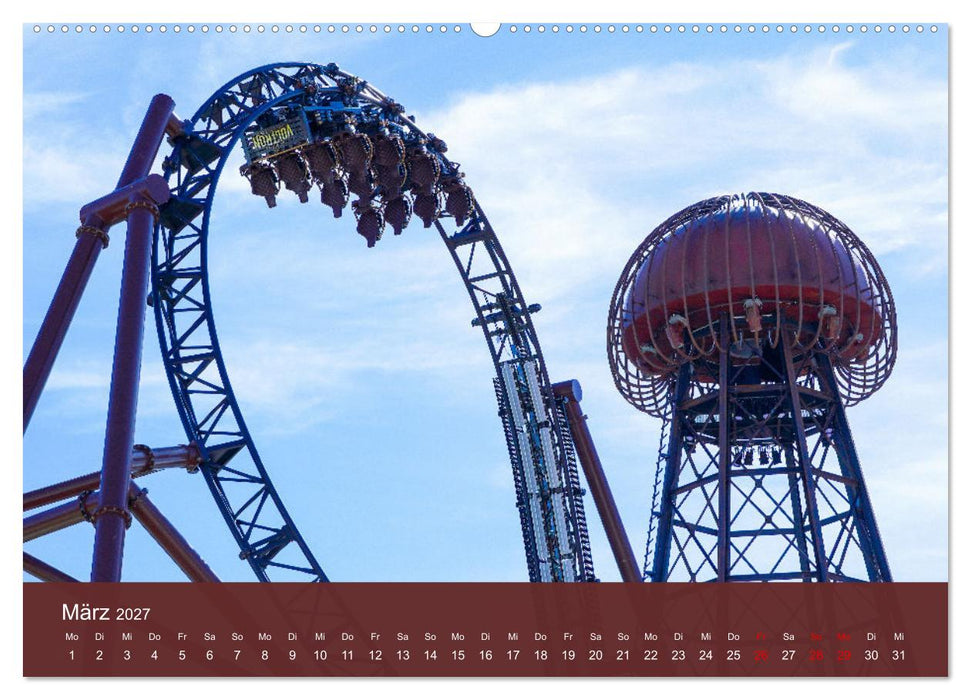 Abenteuer Achterbahn (CALVENDO Wandkalender 2027)