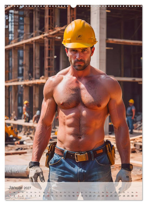 Knackige Kerle - Handwerker (CALVENDO Wandkalender 2027)