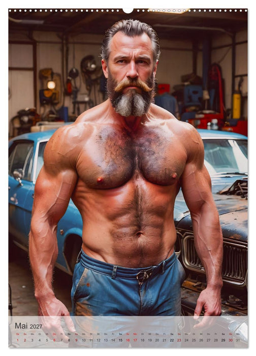 Knackige Kerle - Handwerker (CALVENDO Wandkalender 2027)