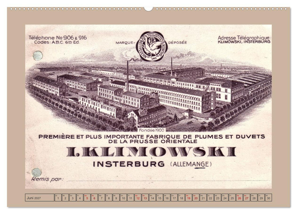 Gruss aus Insterburg - Historische Stadtansichten (CALVENDO Premium Wandkalender 2027)