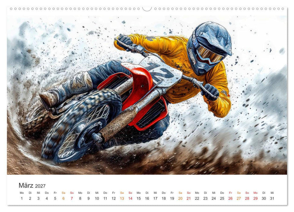 Motocross - Highspeed durch das Jahr (CALVENDO Wandkalender 2027)