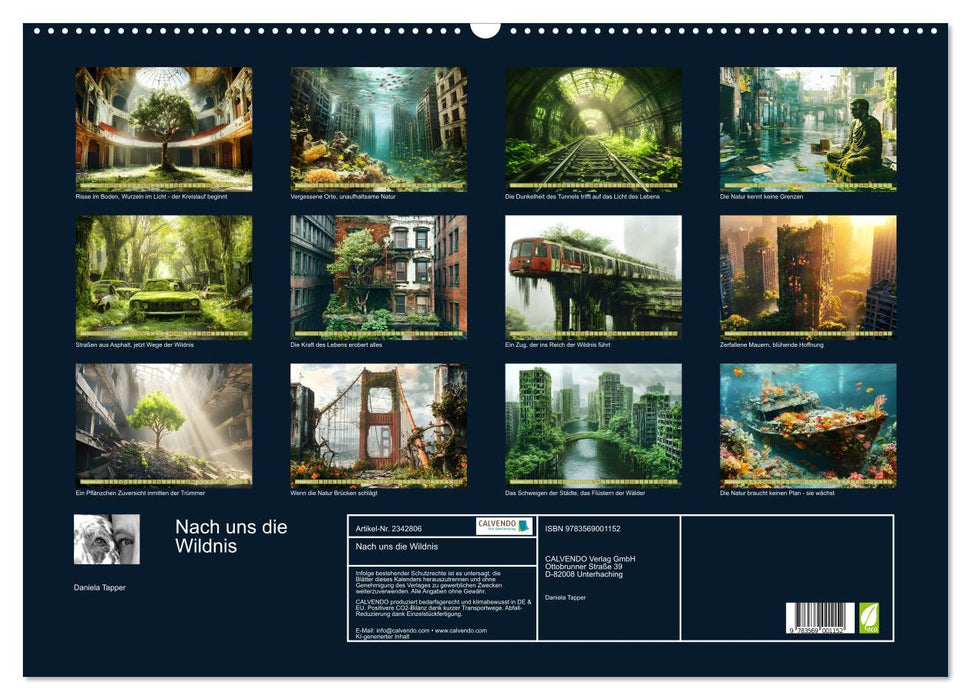 Nach uns die Wildnis (CALVENDO Wandkalender 2027)