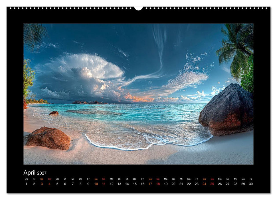 Paradiesische Inselwelten (CALVENDO Premium Wandkalender 2027)