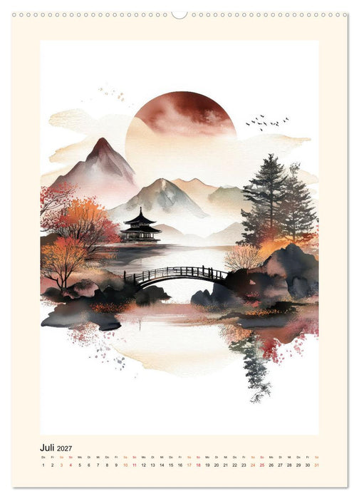 Japan - Momente der Stille (CALVENDO Premium Wandkalender 2027)
