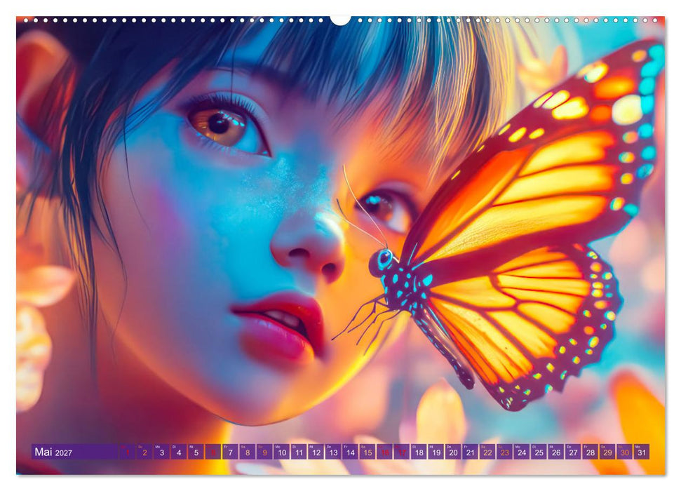 Magische Liebe - Mensch und Tier (CALVENDO Premium Wandkalender 2027)