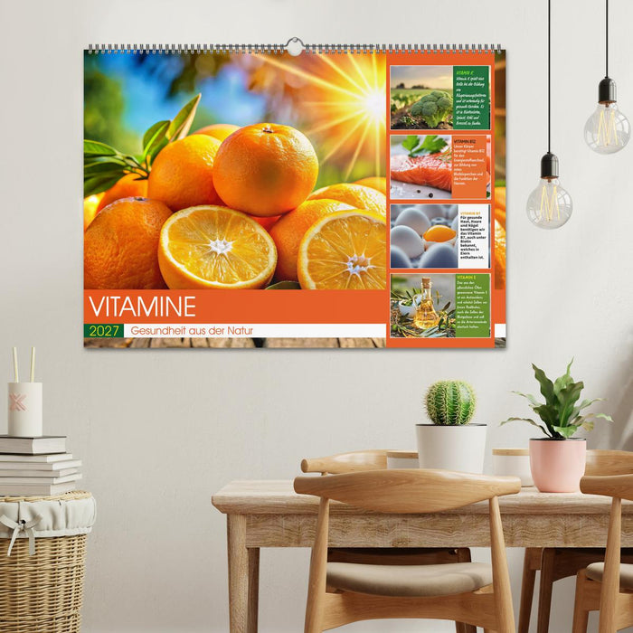 VITAMINE - Gesundheit aus der Natur (CALVENDO Wandkalender 2027)