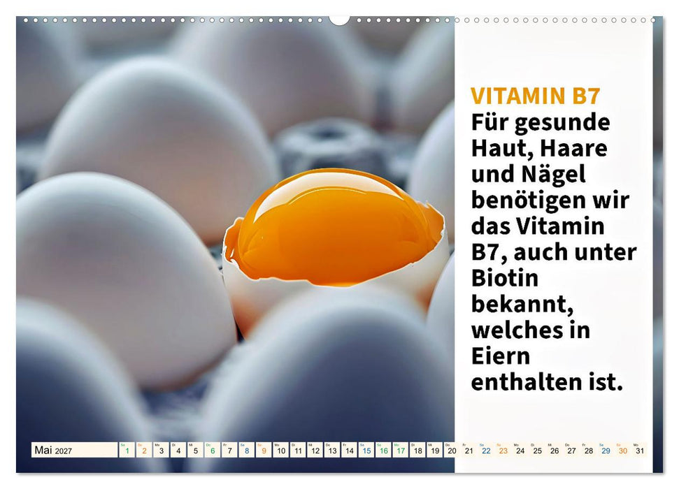 VITAMINE - Gesundheit aus der Natur (CALVENDO Wandkalender 2027)