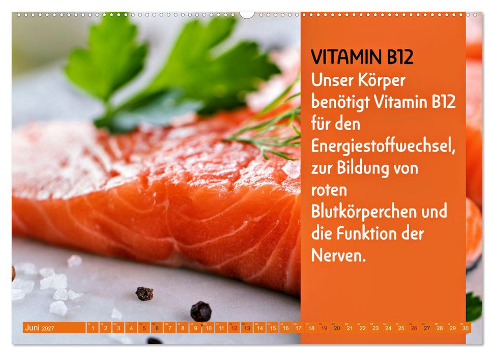 VITAMINE - Gesundheit aus der Natur (CALVENDO Wandkalender 2027)