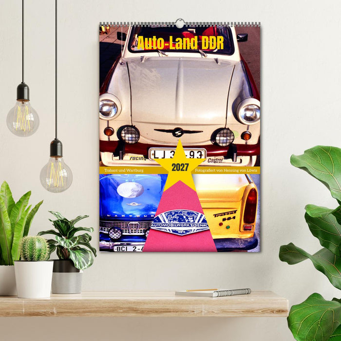 Auto-Land DDR - Trabant und Wartburg (CALVENDO Wandkalender 2027)