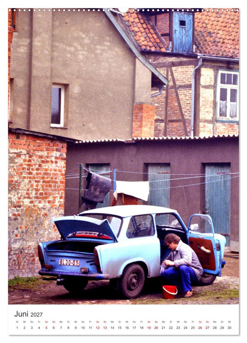 Auto-Land DDR - Trabant und Wartburg (CALVENDO Wandkalender 2027)