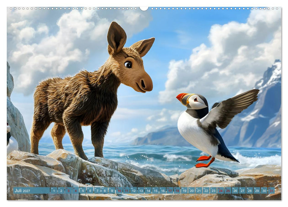 Emil und die Wunder der Natur (CALVENDO Premium Wandkalender 2027)