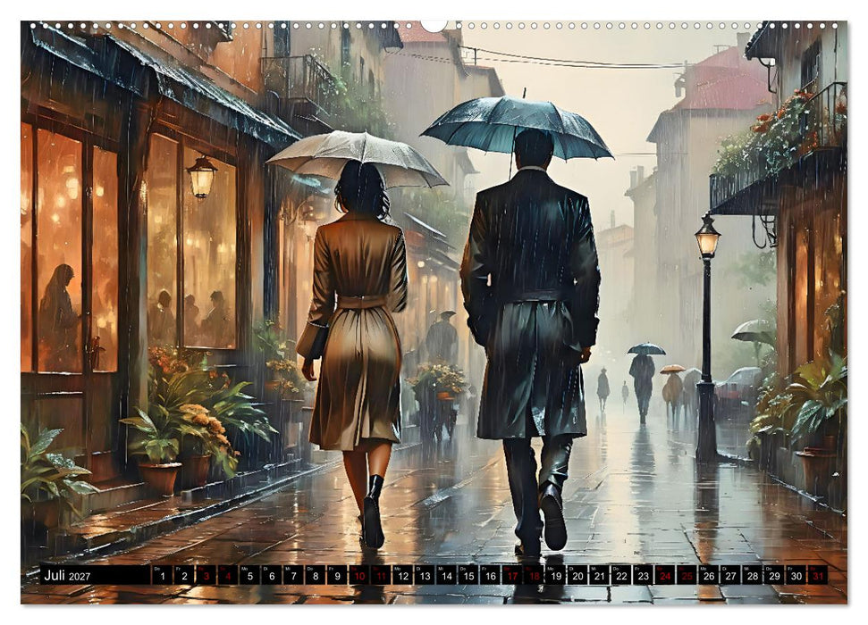Nostalgische Romanzen - Liebe, Lust und Leidenschaft (CALVENDO Premium Wandkalender 2027)