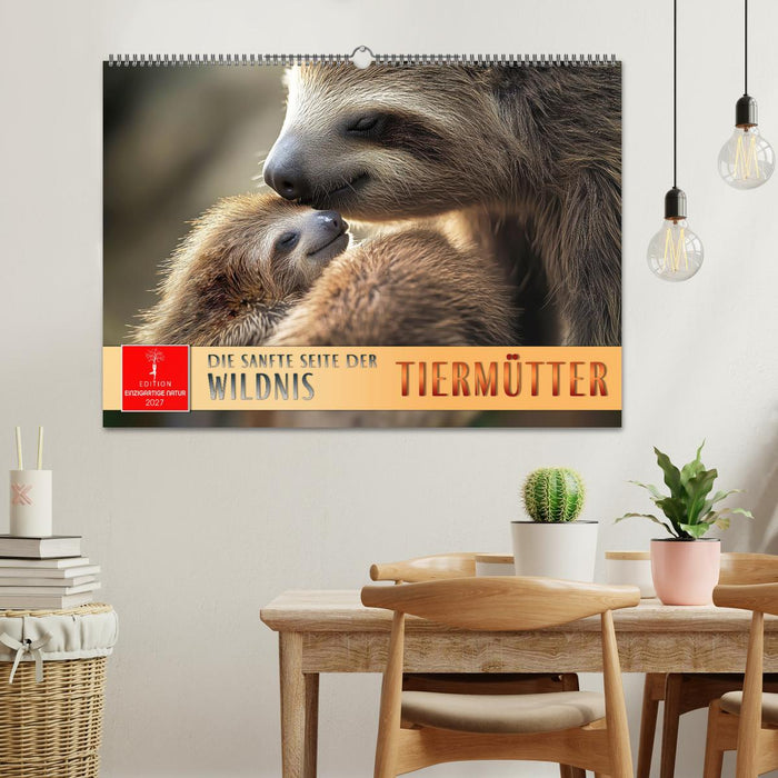 Tiermütter - die sanfte Seite der Wildnis (CALVENDO Wandkalender 2027)