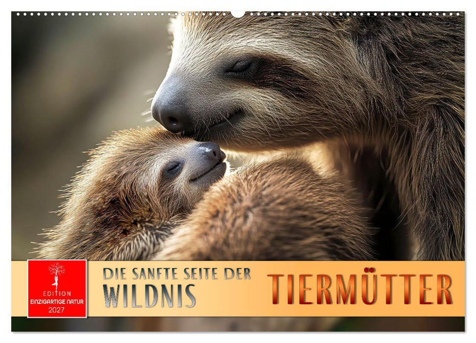 Tiermütter - die sanfte Seite der Wildnis (CALVENDO Wandkalender 2027)