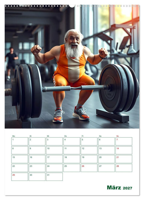 Alt, aber oho - Graue Haare, bunte Abenteuer (CALVENDO Wandkalender 2027)
