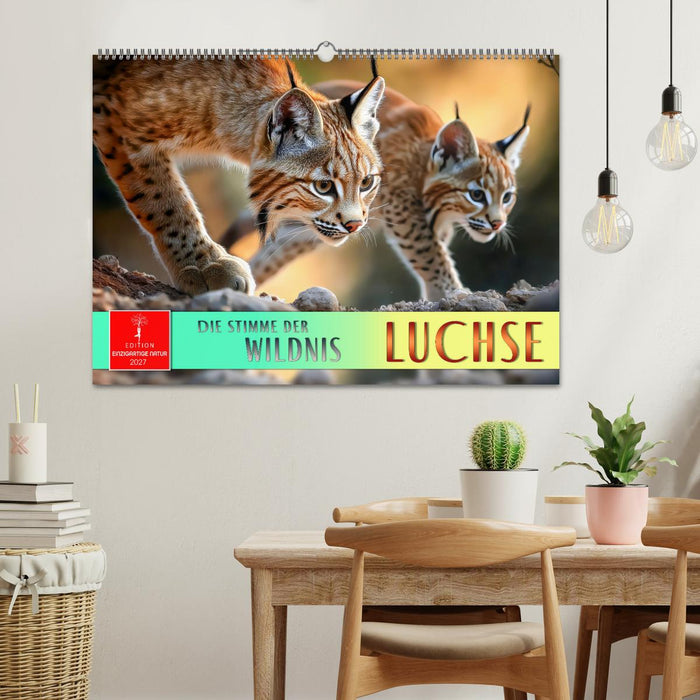 Luchse - die Stimme der Wildnis (CALVENDO Wandkalender 2027)