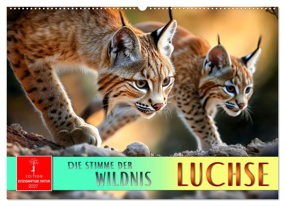 Luchse - die Stimme der Wildnis (CALVENDO Wandkalender 2027)