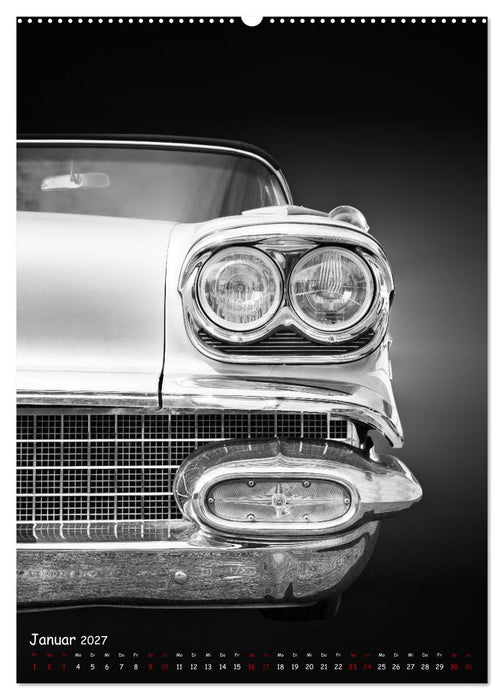 Amerikanische Autos 1950er bis 1980er Favoriten (CALVENDO Premium Wandkalender 2027)