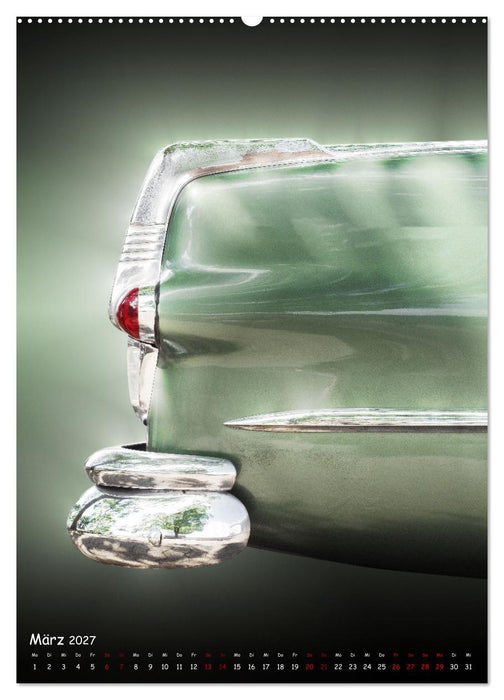 Amerikanische Autos 1950er bis 1980er Favoriten (CALVENDO Premium Wandkalender 2027)