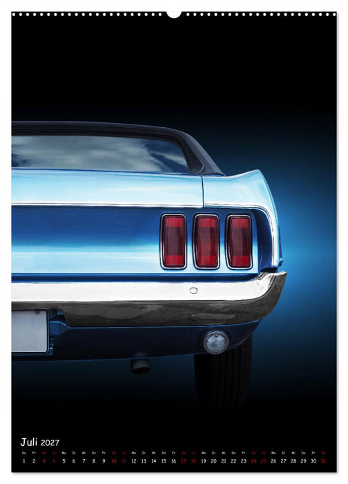 Amerikanische Autos 1950er bis 1980er Favoriten (CALVENDO Premium Wandkalender 2027)