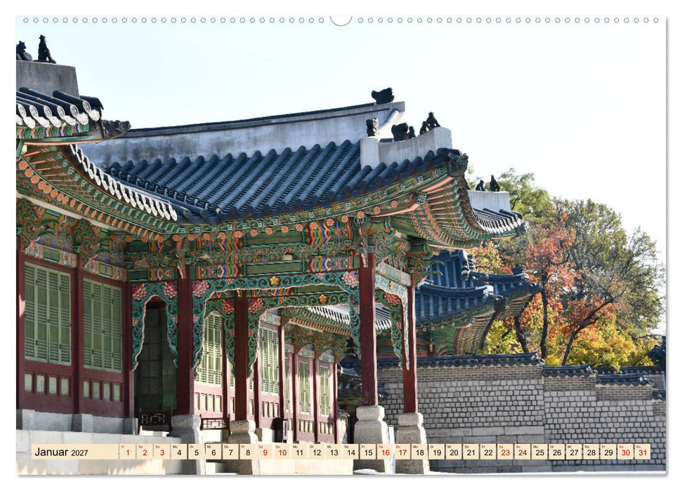 Südkoreas Herbstfärbung (CALVENDO Wandkalender 2027)