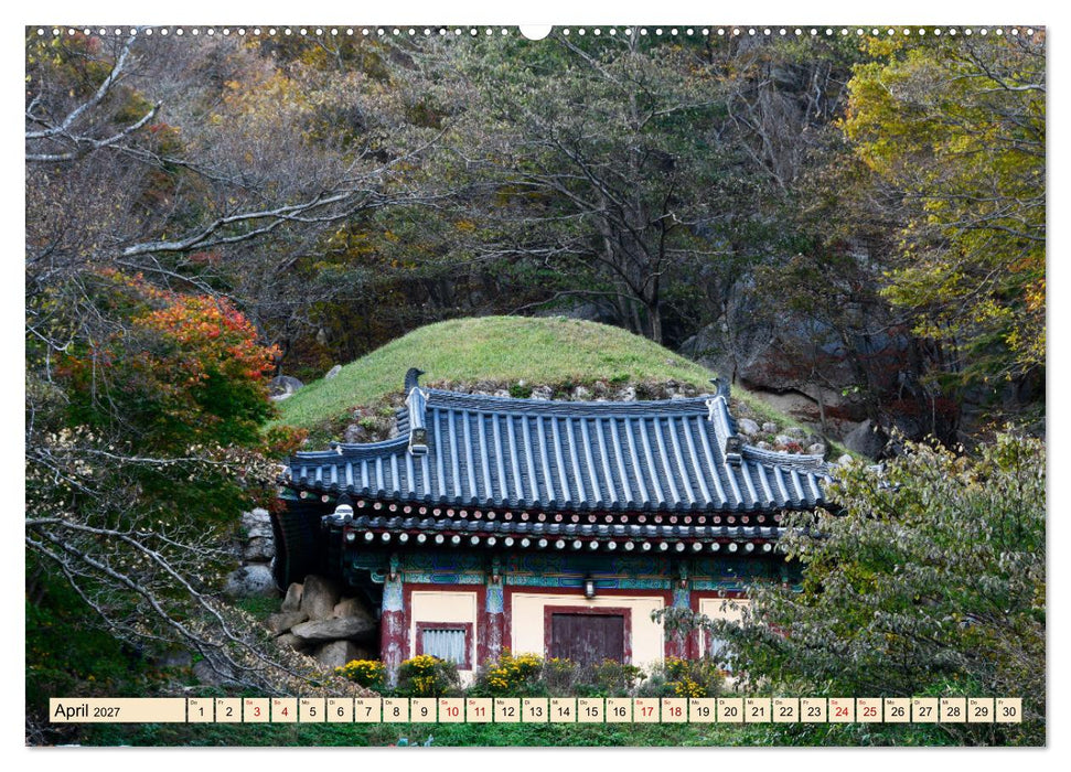 Südkoreas Herbstfärbung (CALVENDO Wandkalender 2027)