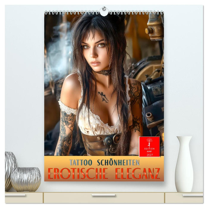 Tattoo Schönheiten - erotische Eleganz (CALVENDO Premium Wandkalender 2027)