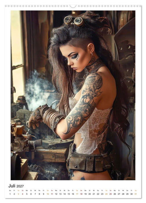 Tattoo Schönheiten - erotische Eleganz (CALVENDO Premium Wandkalender 2027)