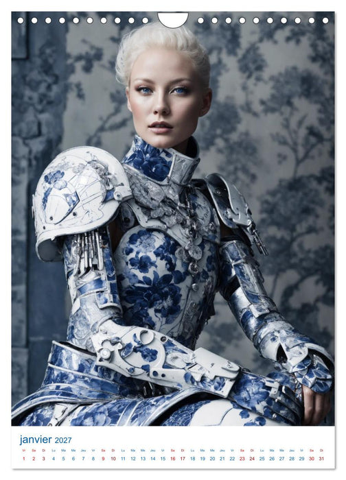 Muses de Porcelaine (CALVENDO Calendrier mensuel 2027)