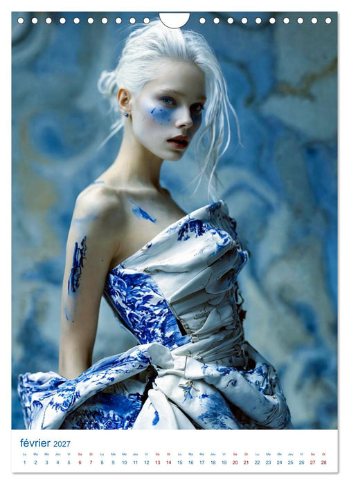 Muses de Porcelaine (CALVENDO Calendrier mensuel 2027)