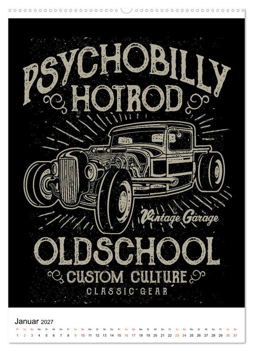 Automobile - nostalgische Poster (CALVENDO Premium Wandkalender 2027)
