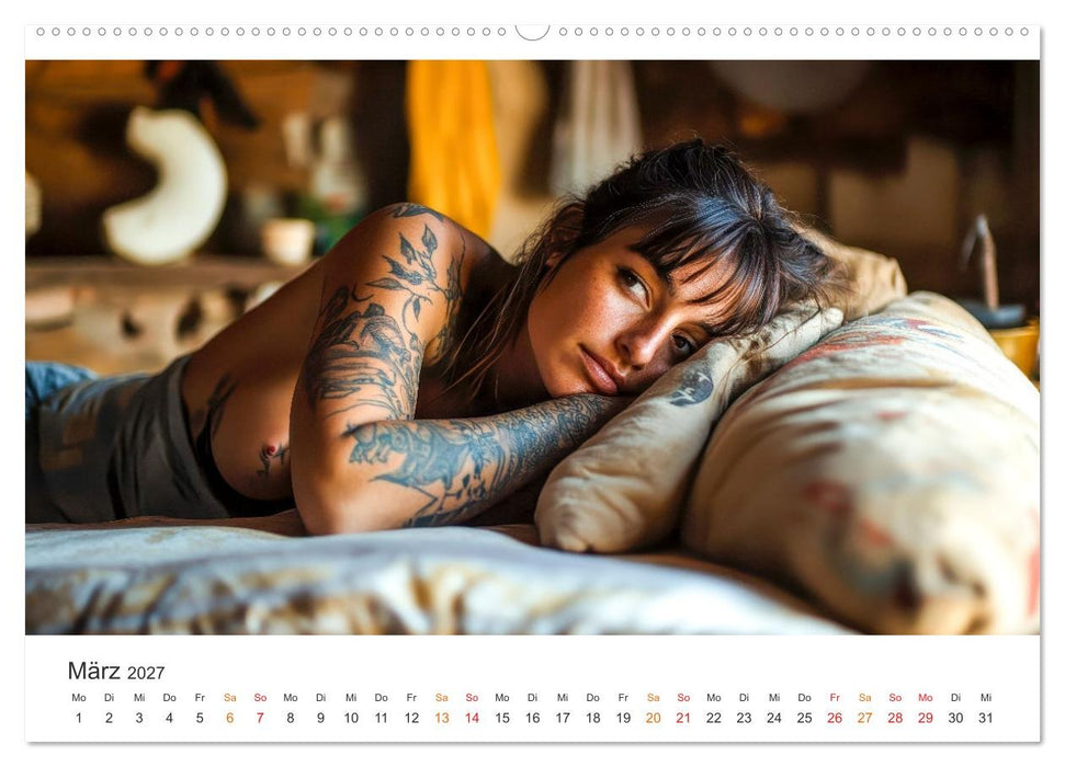 Tattoo Erotik - Sinnliche Kunstwerke (CALVENDO Wandkalender 2027)