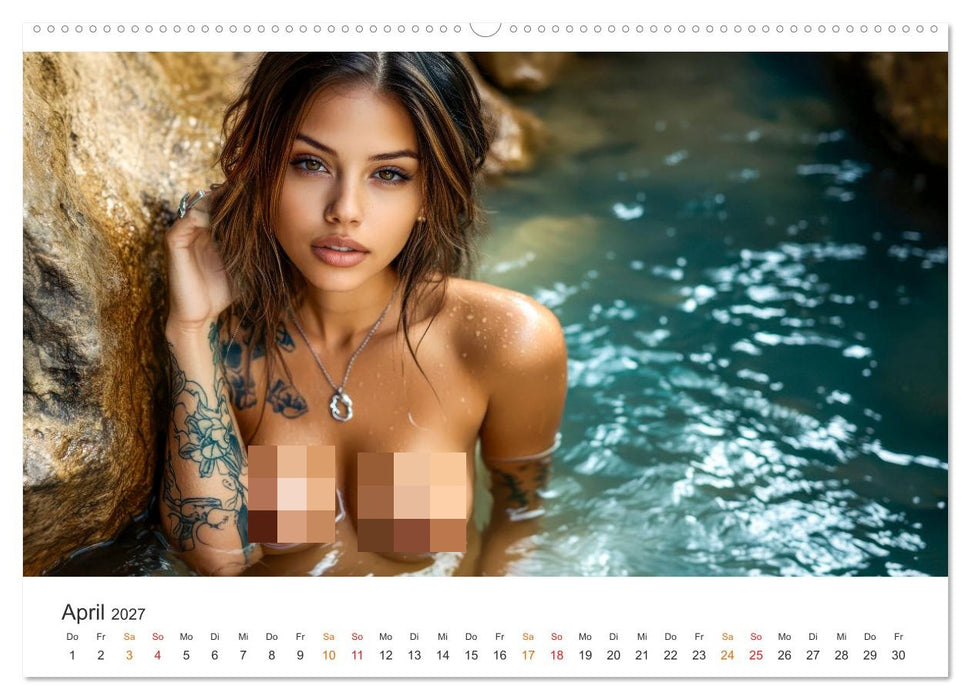 Tattoo Erotik - Sinnliche Kunstwerke (CALVENDO Wandkalender 2027)