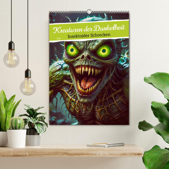 Kreaturen der Dunkelheit - Insektoider Schrecken (CALVENDO Wandkalender 2027)