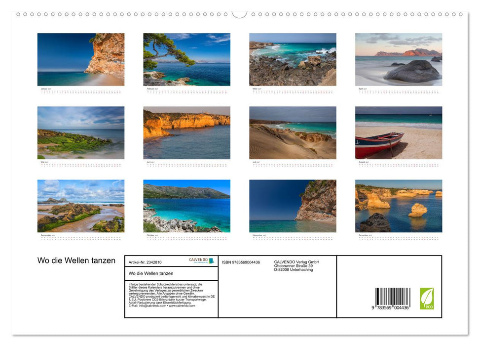 Wo die Wellen tanzen (CALVENDO Premium Wandkalender 2027)