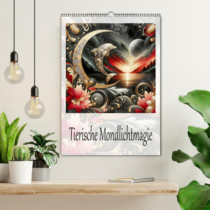 Tierische Mondlichtmagie (CALVENDO Wandkalender 2027)