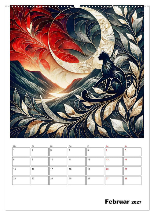 Tierische Mondlichtmagie (CALVENDO Wandkalender 2027)