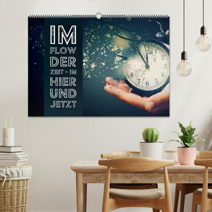 Im Flow der Zeit - im Hier und Jetzt (CALVENDO Wandkalender 2027)