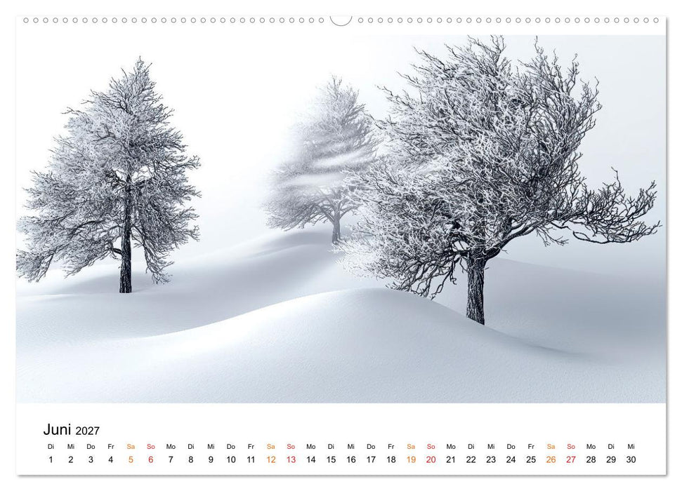 Winterzauber - Nordwind und Schneegestöber (CALVENDO Wandkalender 2027)