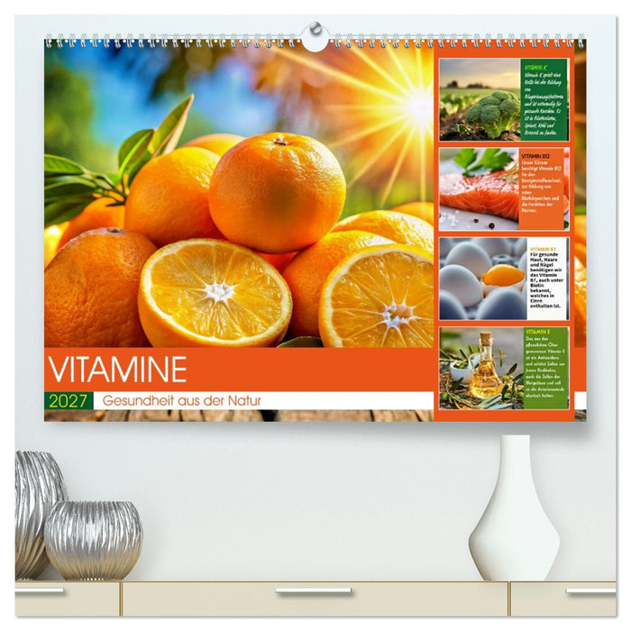 VITAMINE - Gesundheit aus der Natur (CALVENDO Premium Wandkalender 2027)