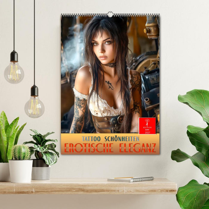 Tattoo Schönheiten - erotische Eleganz (CALVENDO Wandkalender 2027)