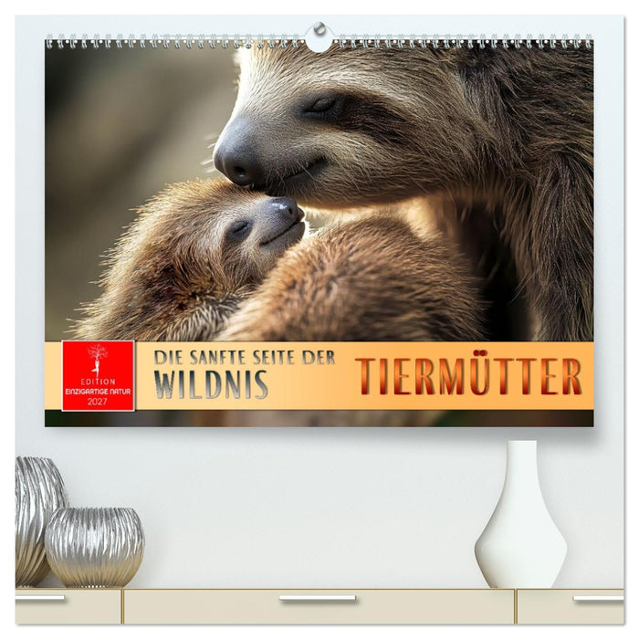 Tiermütter - die sanfte Seite der Wildnis (CALVENDO Premium Wandkalender 2027)