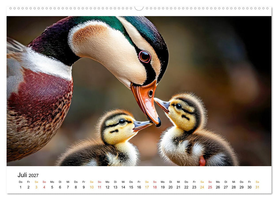 Tiermütter - die sanfte Seite der Wildnis (CALVENDO Premium Wandkalender 2027)