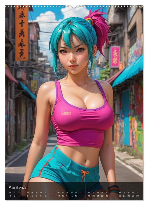 Sexy Manga Girls (CALVENDO Wandkalender 2027)