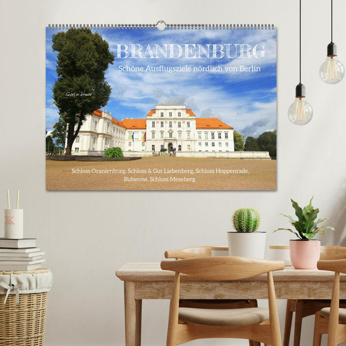 Brandenburg - Schöne Ausflugsziele nördlich von Berlin (CALVENDO Wandkalender 2027)