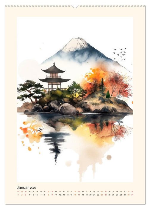 Japan - Momente der Stille (CALVENDO Wandkalender 2027)